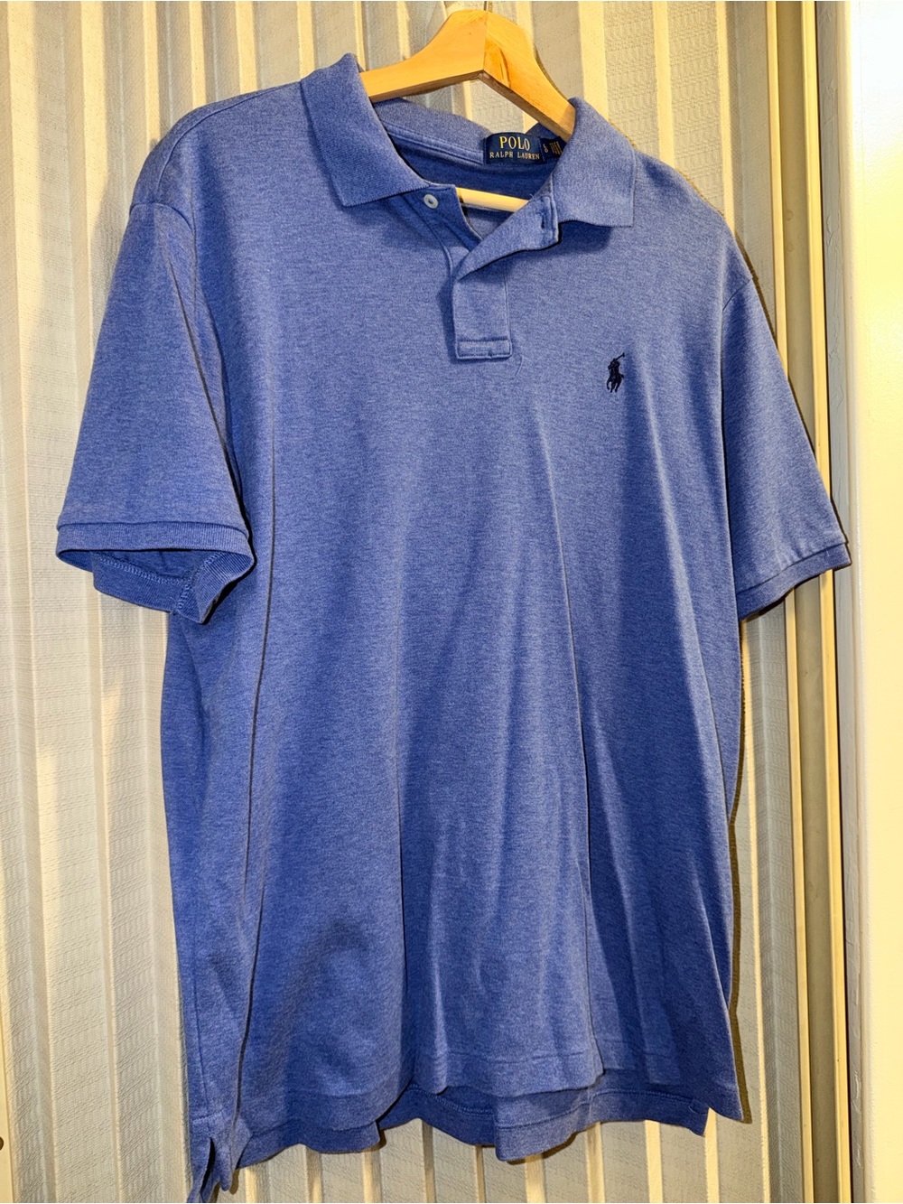 Polo by Ralph Lauren Men’s Heather Blue Polo
